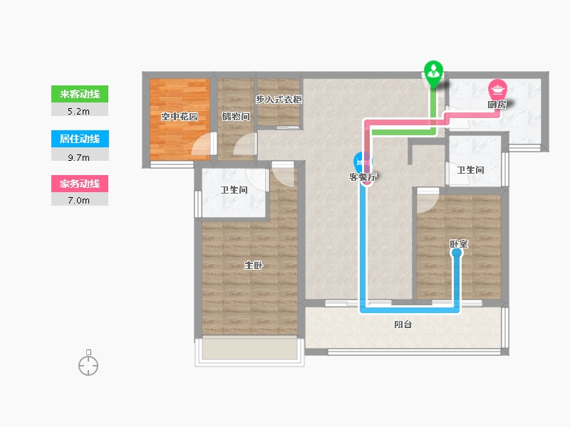 江苏省-常州市-星河国际-97.16-户型库-动静线