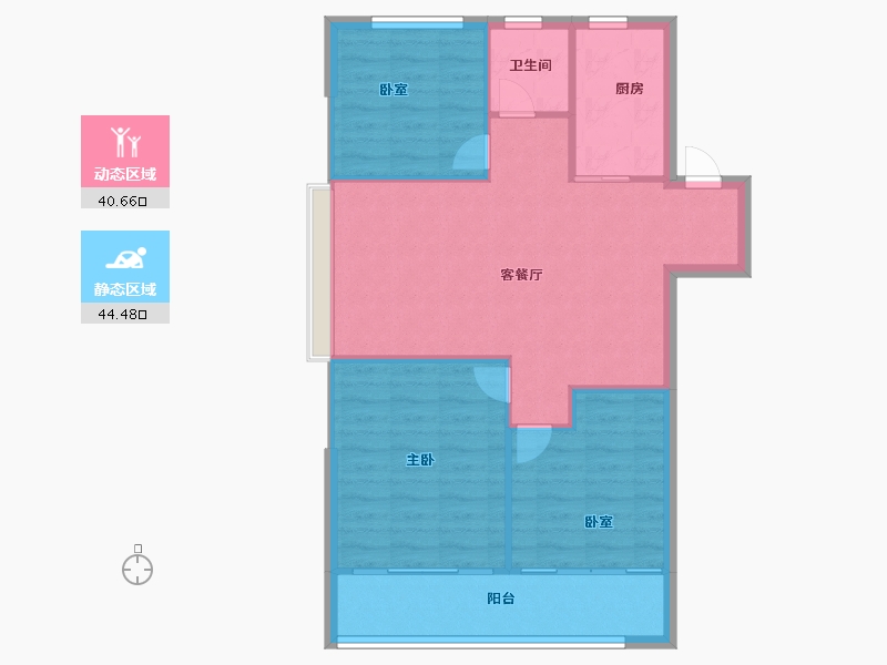 湖北省-武汉市-中交泓园-78.40-户型库-动静分区