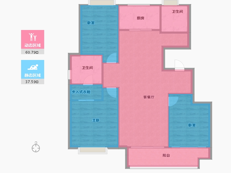 湖北省-武汉市-中交泓园-90.30-户型库-动静分区