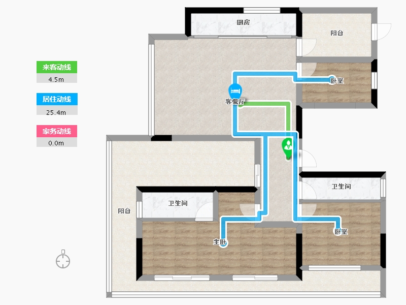 浙江省-杭州市-滨湖天地-112.01-户型库-动静线