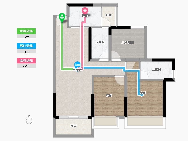 广东省-河源市-嘉葆润永安新城-73.82-户型库-动静线