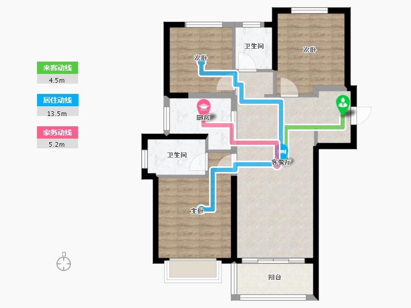 湖北省-武汉市-保利时光印象-78.17-户型库-动静线