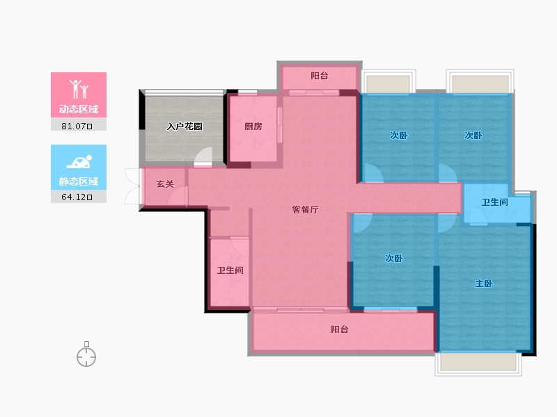 广东省-河源市-嘉葆润永安新城-141.22-户型库-动静分区