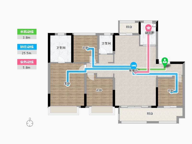 湖南省-常德市-柳叶湖-135.00-户型库-动静线