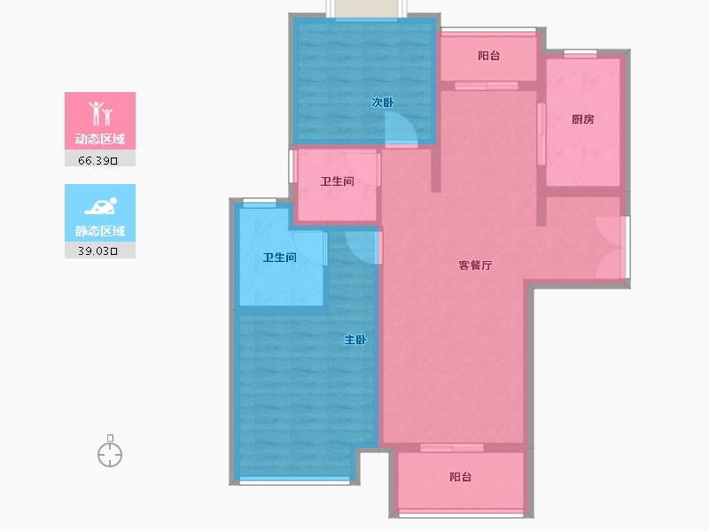 上海-上海市-东源名都-94.00-户型库-动静分区