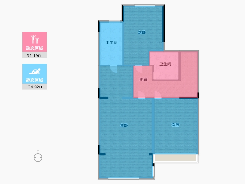 吉林省-延边朝鲜族自治州-苏州印象-143.00-户型库-动静分区