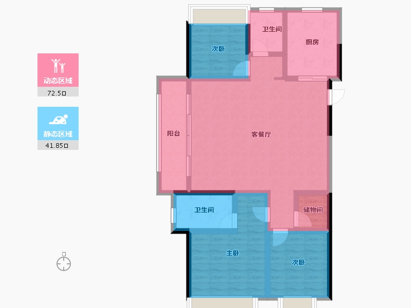 湖北省-武汉市-武汉二十四城-102.15-户型库-动静分区