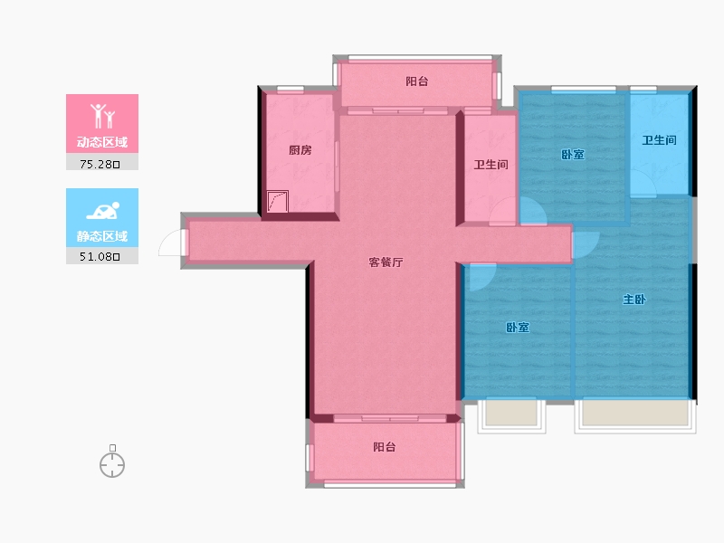 广西壮族自治区-贵港市-盛世悦城-114.32-户型库-动静分区