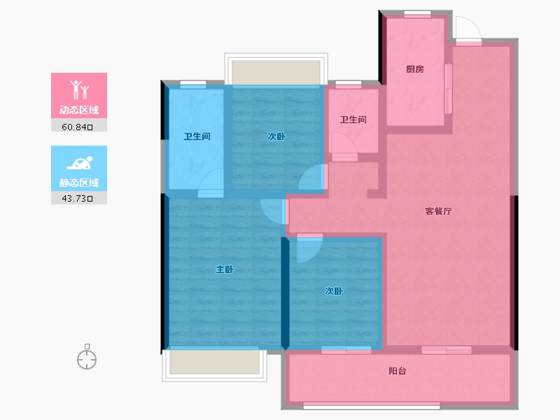 湖北省-武汉市-武汉二十四城-92.35-户型库-动静分区