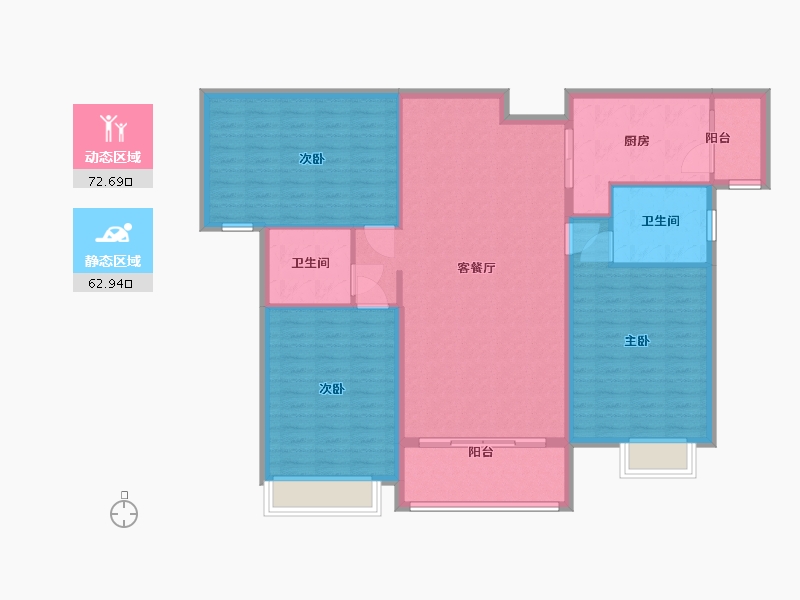 河南省-南阳市-锦绣前城-124.00-户型库-动静分区