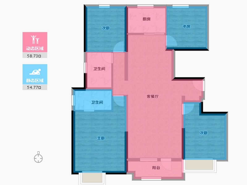 山西省-太原市-华润置地公元九里-101.00-户型库-动静分区