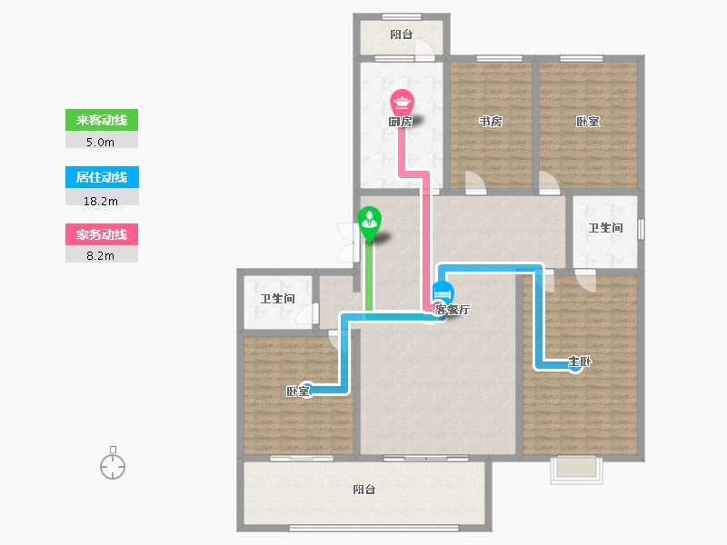 河北省-邯郸市-愉知苑-201.38-户型库-动静线