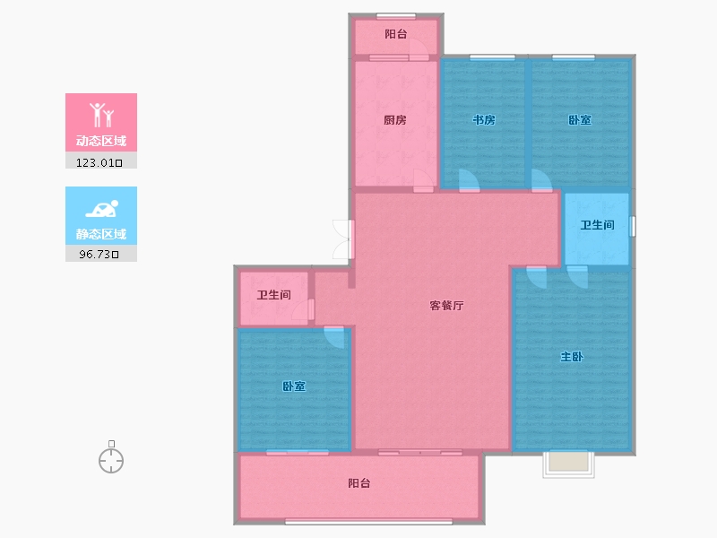 河北省-邯郸市-愉知苑-201.38-户型库-动静分区