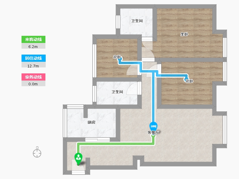 四川省-成都市-西班牙森林三期-80.00-户型库-动静线