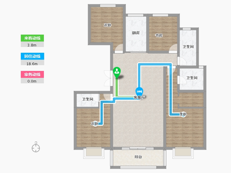 陕西省-咸阳市-城投时代-126.16-户型库-动静线