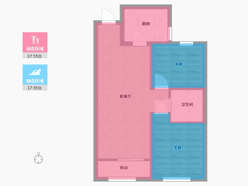 山东省-青岛市-保利-60.00-户型库-动静分区