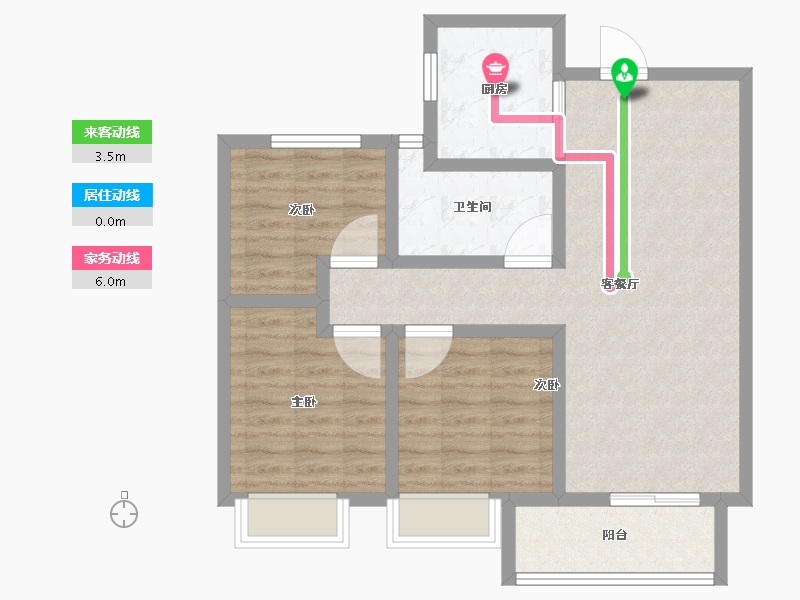 陕西省-西安市-盛唐融城-78.41-户型库-动静线