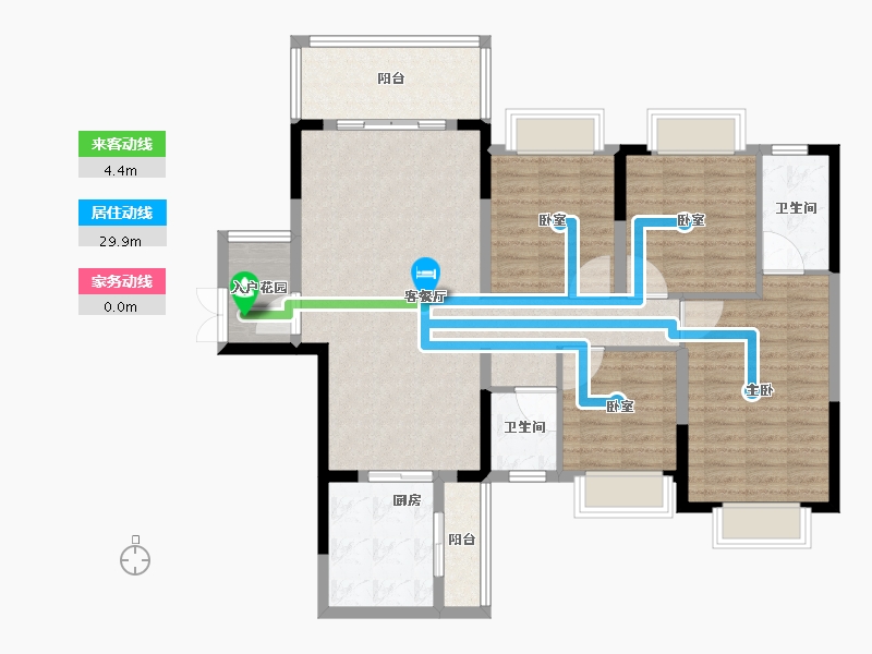 广西壮族自治区-来宾市-金色时代-112.01-户型库-动静线