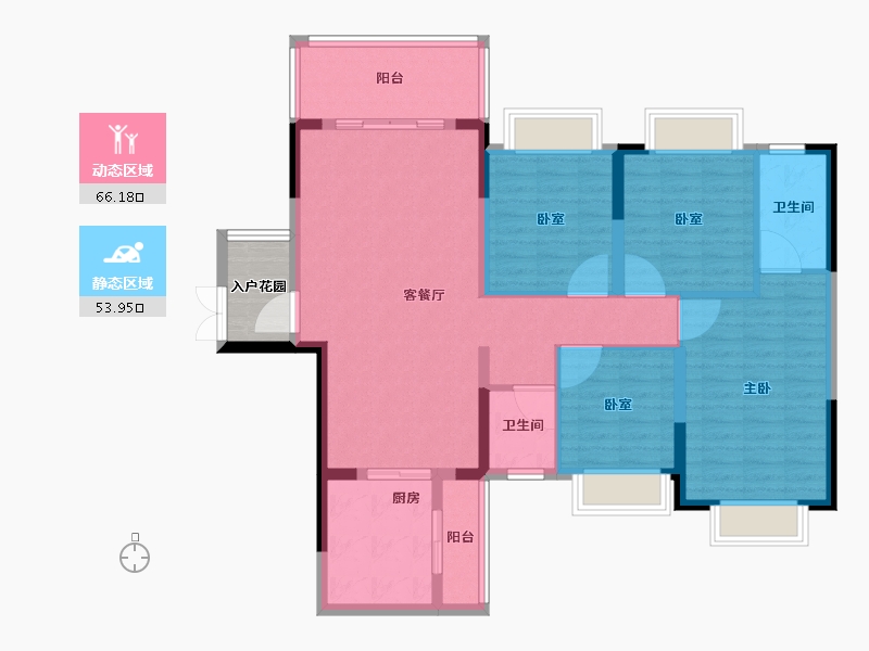 广西壮族自治区-来宾市-金色时代-112.01-户型库-动静分区