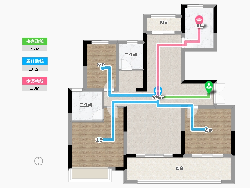 河南省-周口市-郸城建业桂园-100.01-户型库-动静线