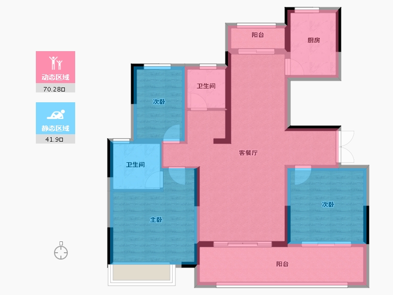 河南省-周口市-郸城建业桂园-100.01-户型库-动静分区