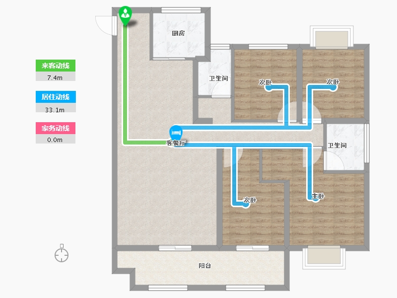 河南省-信阳市-正弘新城-114.94-户型库-动静线