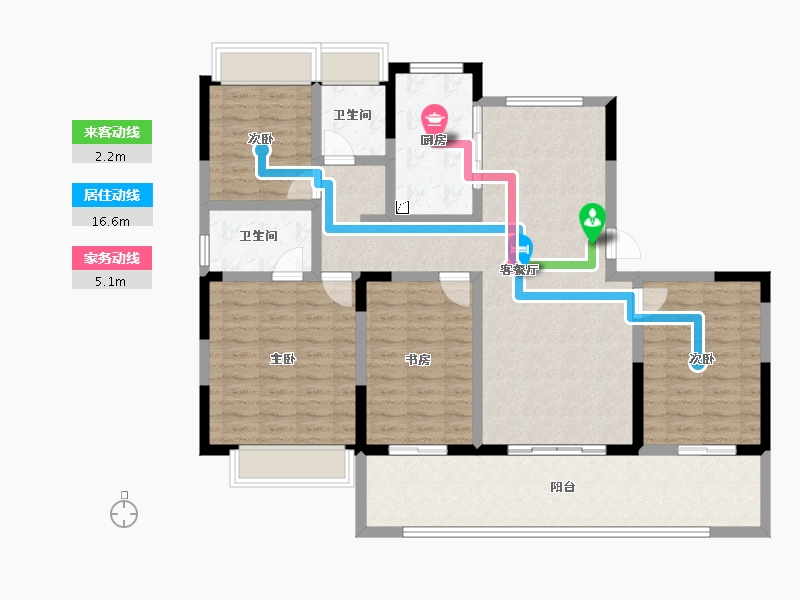 河南省-周口市-方远·中原首府-122.41-户型库-动静线