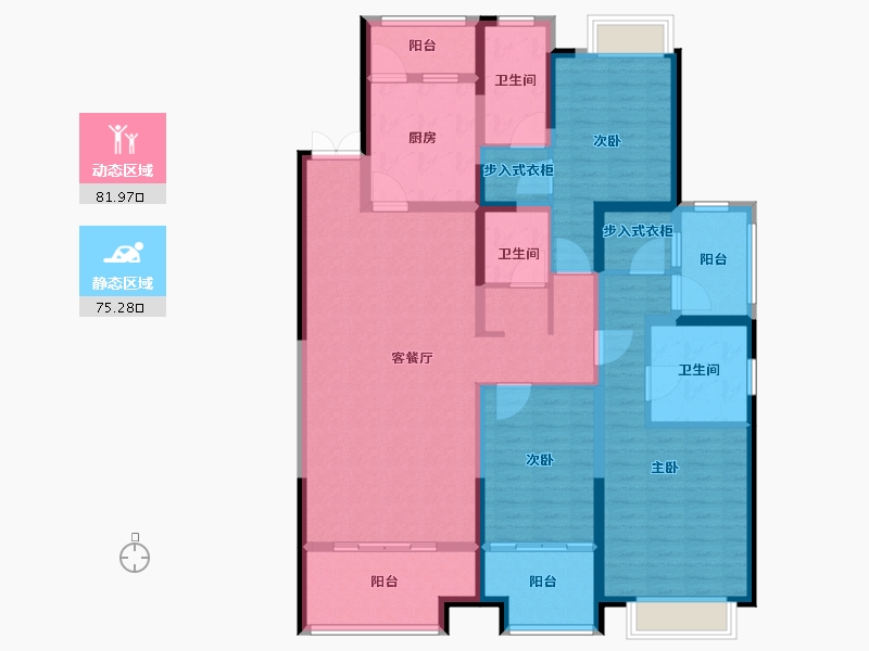 江苏省-苏州市-中大未来城-140.00-户型库-动静分区