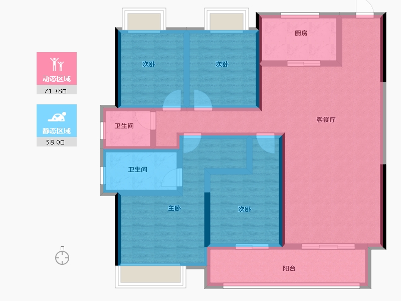 湖北省-武汉市-武汉二十四城-114.15-户型库-动静分区