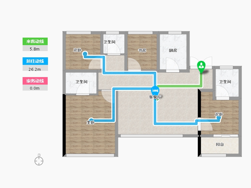 河北省-石家庄市-招商臻境-113.60-户型库-动静线