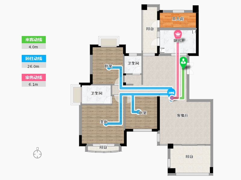 广东省-珠海市-海明湾-124.97-户型库-动静线