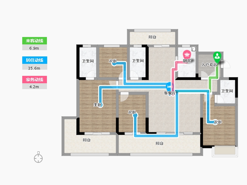 河南省-周口市-郸城建业云境-138.40-户型库-动静线