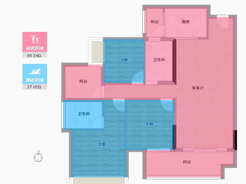 广东省-河源市-嘉葆润永安新城-92.03-户型库-动静分区