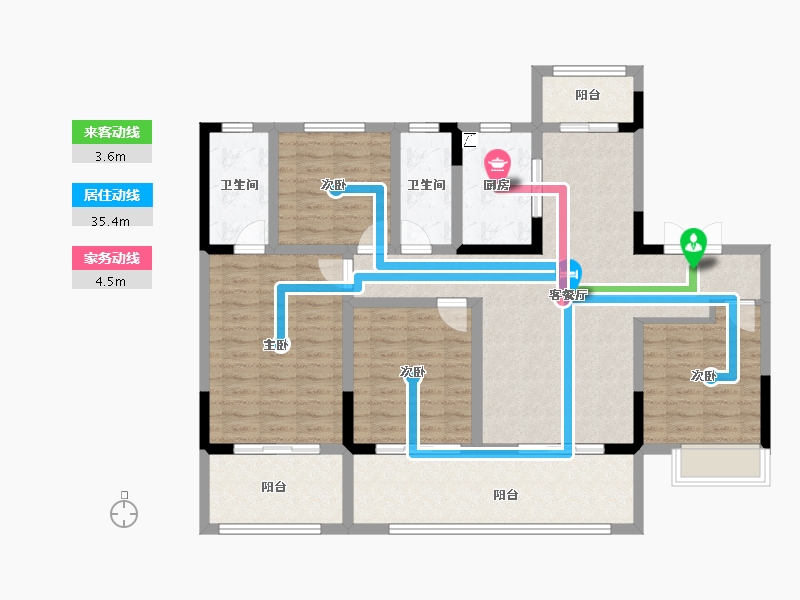 河南省-周口市-郸城建业云境-119.19-户型库-动静线