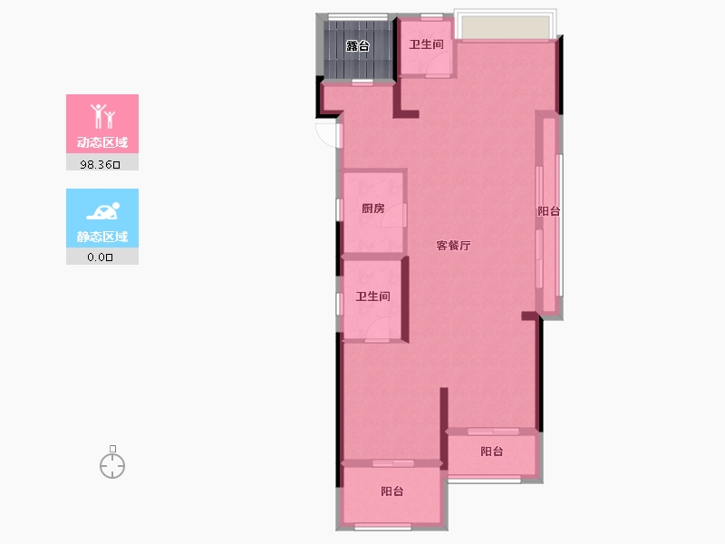 浙江省-杭州市-明煦源赋里-92.00-户型库-动静分区