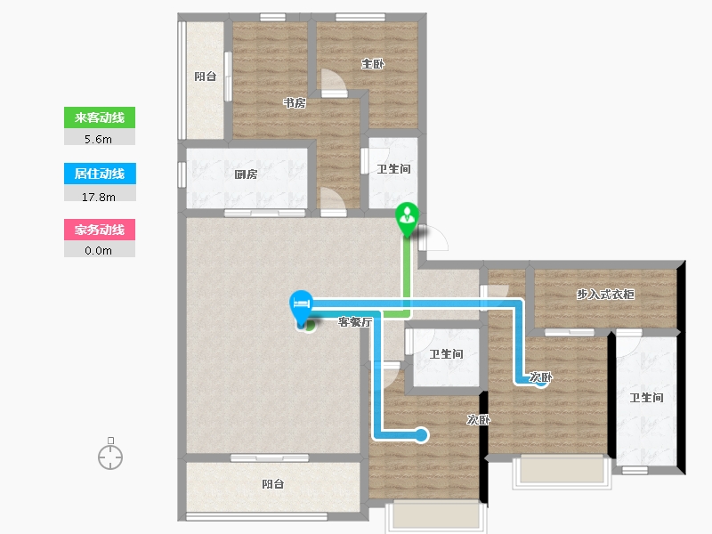 陕西省-西安市-自然界河山-139.71-户型库-动静线