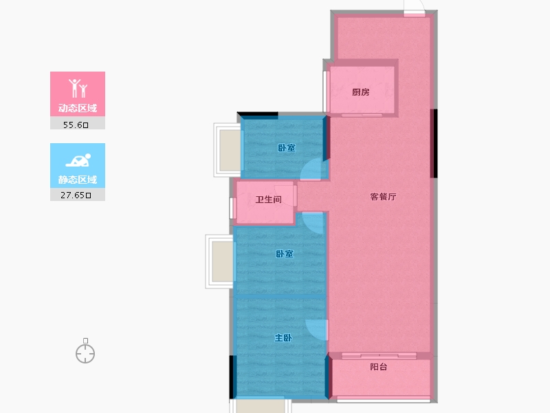 广东省-中山市-港穗如愿居-75.20-户型库-动静分区