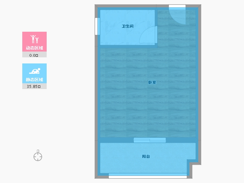 内蒙古自治区-呼和浩特市-朗基幸福乐城-32.00-户型库-动静分区