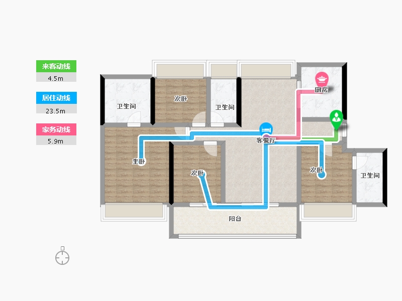 广东省-广州市-五矿招商江天际-113.54-户型库-动静线