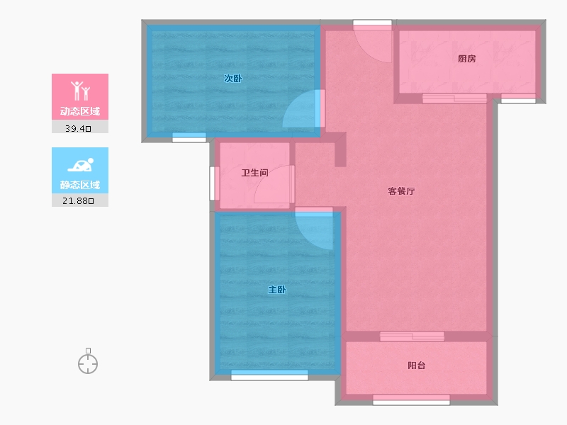 河北省-石家庄市-中南春风南岸-54.06-户型库-动静分区