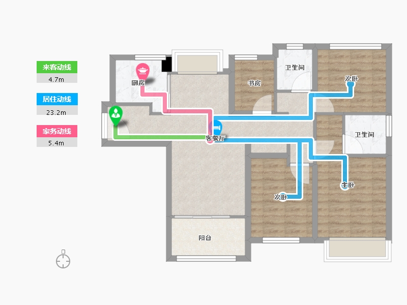 福建省-厦门市-​建发文澜和著二期-82.31-户型库-动静线