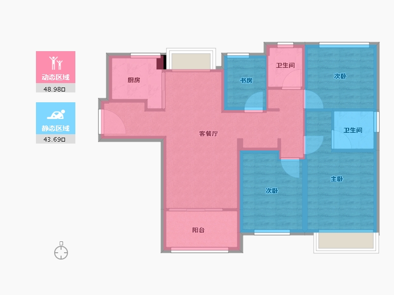 福建省-厦门市-​建发文澜和著二期-82.31-户型库-动静分区