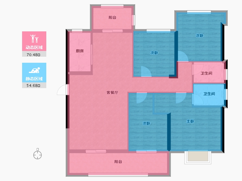 河南省-焦作市-和兴金尊府-113.03-户型库-动静分区