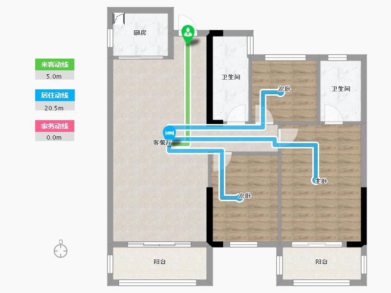 河南省-驻马店市-锦尚名城-98.00-户型库-动静线