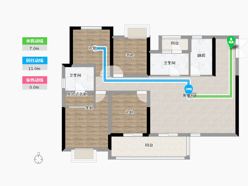 四川省-成都市-川发天府上城-104.25-户型库-动静线