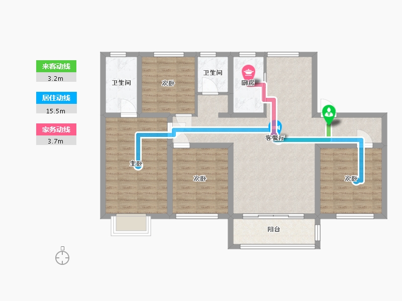 河北省-沧州市-中城国际-120.00-户型库-动静线