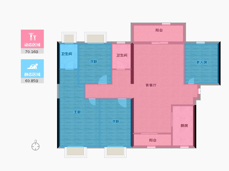 广西壮族自治区-河池市-乾臻·万合壹号-119.23-户型库-动静分区