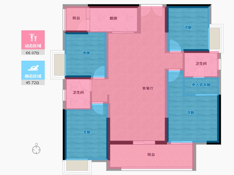 四川省-成都市-川发天府上城-99.51-户型库-动静分区