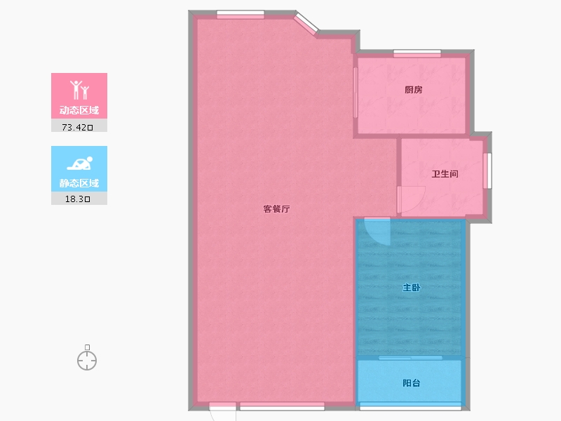 江苏省-苏州市-卿峰丽景(北区)-280.00-户型库-动静分区