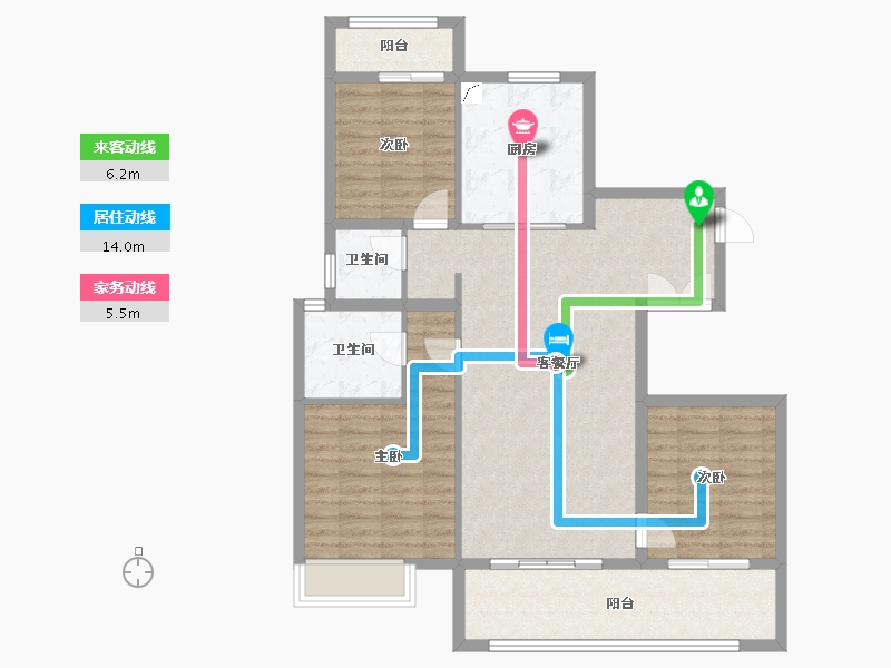 河南省-周口市-忆江南-101.56-户型库-动静线